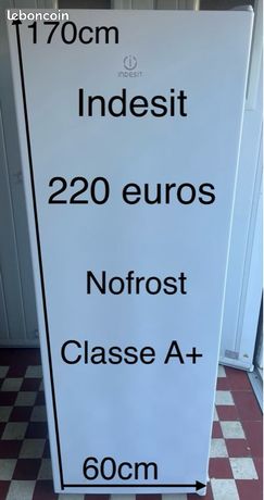 Congélateur armoire à 6 tiroirs Indesit Nofrost
