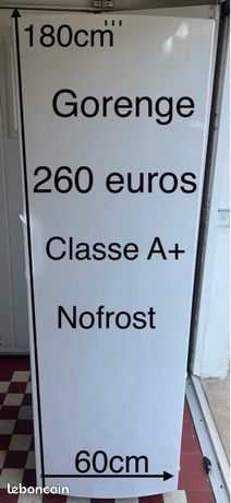 Congélateur armoire à 8 tiroirs Gorenge Nofrost