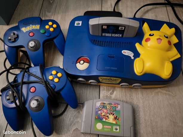 Console collector Nintendo 64 pikachu pokemon