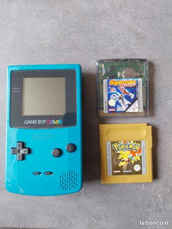 Console de jeux game boy color + jeux Nintendo pokemon