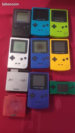 Console game boy color advanced sp micro