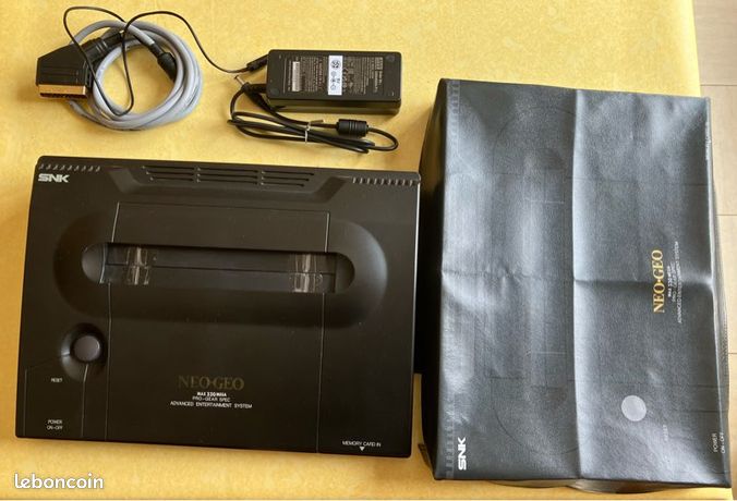 Console Neo Geo AES Jap capkittée + RGB fix + Universe Bios 4.0 + Alim MeanWell + Cable RGB