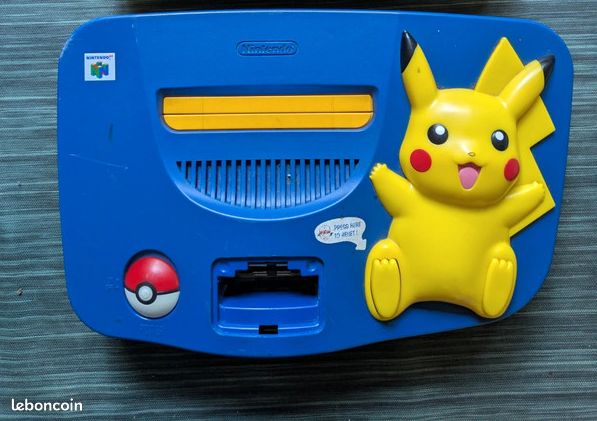 Console Nintendo 64 Pikachu Edition Collector