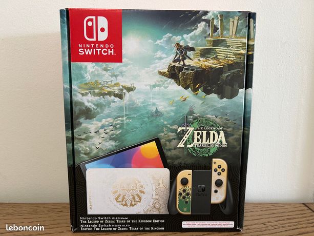 CONSOLE NINTENDO SWITCH THE LEGEND OF ZELDA TEARS OF THE KINGDOM - Neuve OLED
