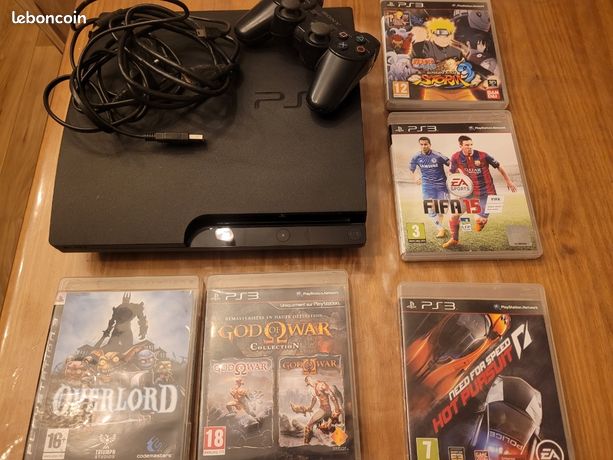Console PlayStation 3 avec jeux