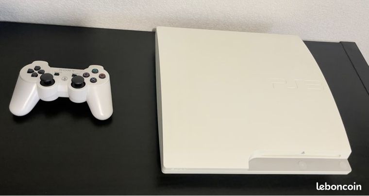 Console PS3 slim blanche