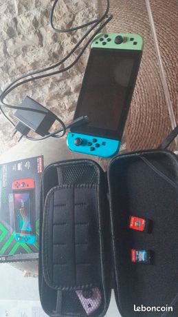 Console switch avec 2 jeux