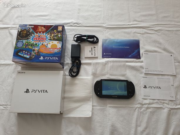 Console sony psvita pch-2016 mega pack en boite