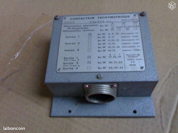 Contacteur tachymetrique