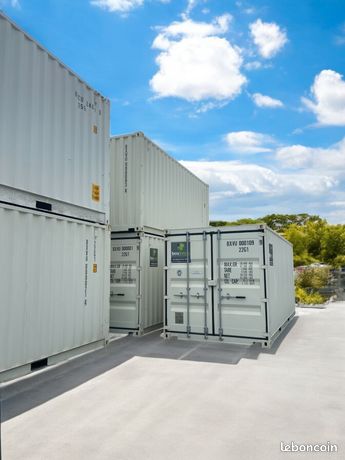 ⏭Container/ Conteneur maritime 20 pieds - VISIBLES - Neuf & occasion