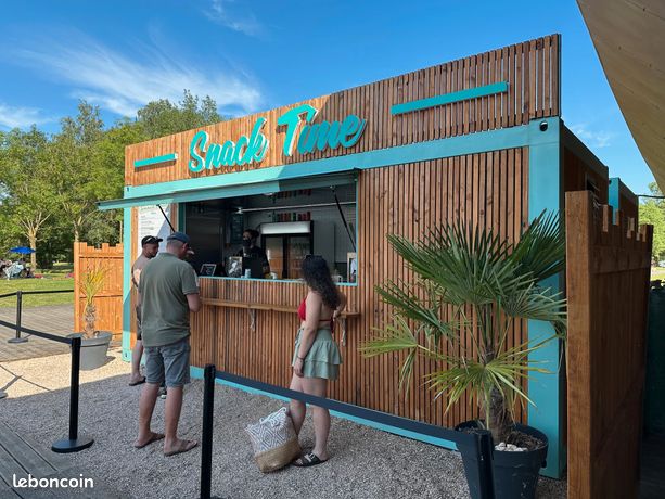 Containers conteneur burger friterie pizza snack tacos churros