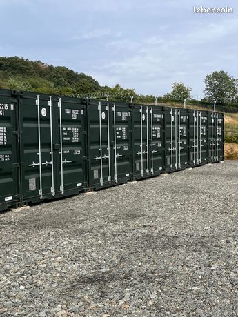 Conteneurs 20 pieds – Année 2024 – Plaque de transport valide