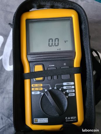 Contrôleur d'isolement Chauvin Arnoux CA6531