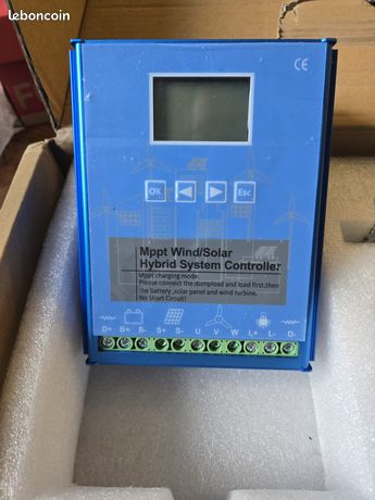 Contrôleur de charge hybride solaire 800 W éolien 600 W PV solaire