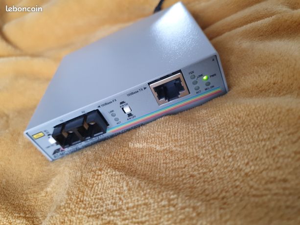 Convertisseur RJ fibre Allied telesis
