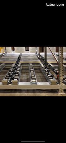 Convoyeur rack palette fifo