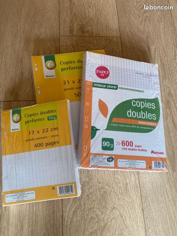 Copies doubles 1500 pages