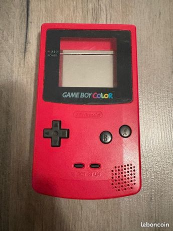 Coque game boy color rouge baie