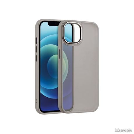 Coque satin Matte Titane Gris IPhone 13 Pro