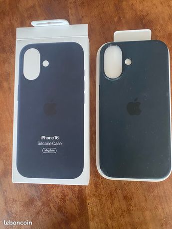 Coque Silicone noir iPhone 16. Prix dachat 49