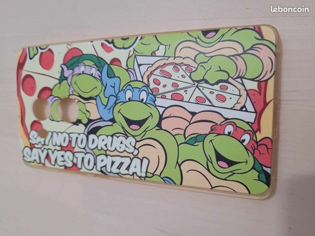 Coque téléphone Huawei mate 8 Tortues ninja pizza