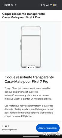 Coque téléphone pixel 7 pro