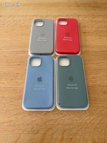 Coques iPhone 15 apple neuves
