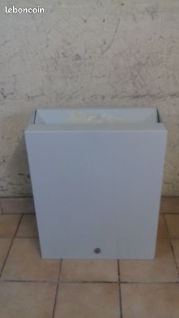 Corbeilles à papier acier 40l neuves