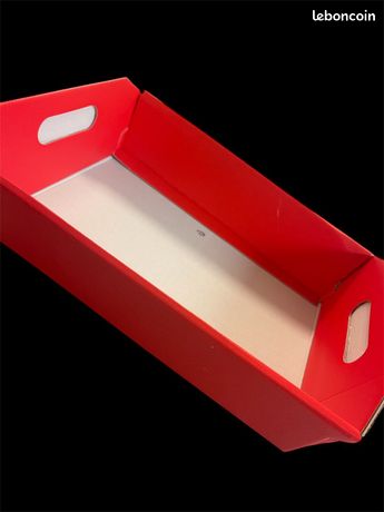 Corbeilles avec anses 310X220X90 rouge