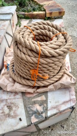 Corde neuve diam 26 mm longueur 30m