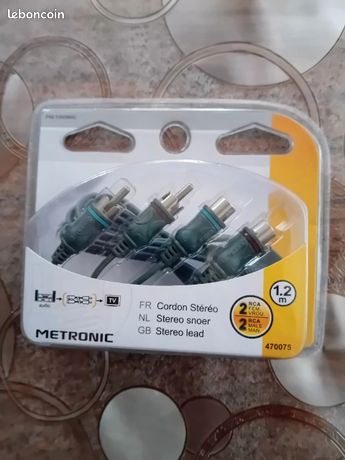 Cordon Stéréo 12m