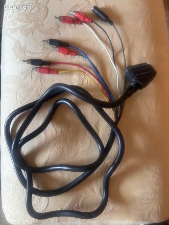 Cordon audio peritel -RCA mini Jack femelle