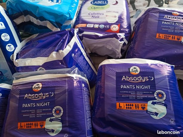 Couches adultes . Alèses