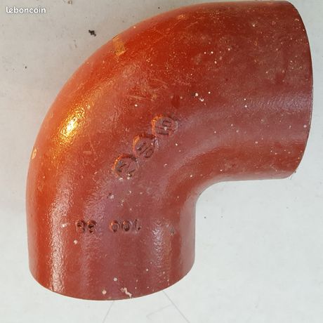 Coude fonte 100 mm 88 °