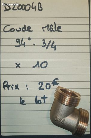 Coude male 94° - 3/4