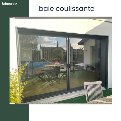 Coulissant à galandage moderne Aluminium