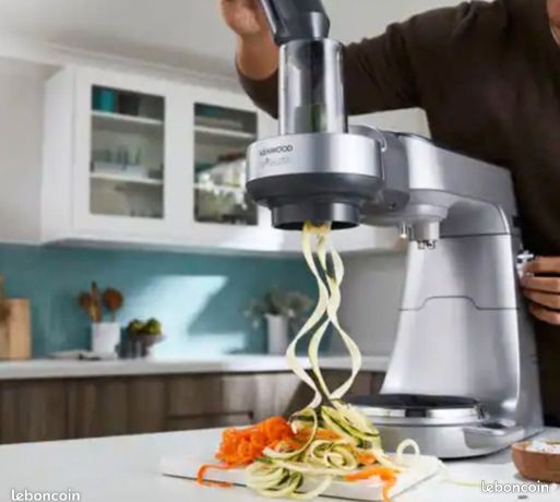 Coupe légumes en spirale Kenwood chef et major kmix