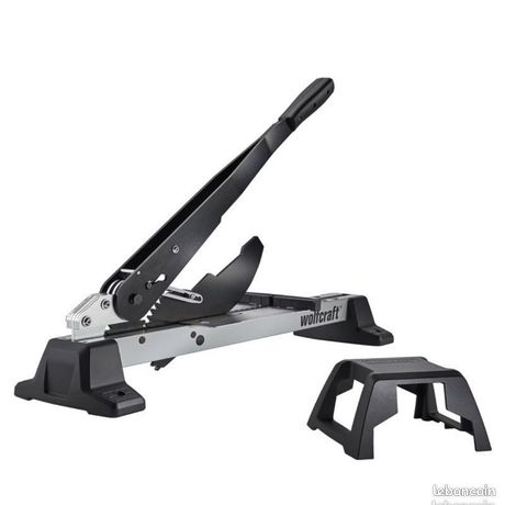 Coupe parquet Presse coupante pour parquet stratifiés et lames pvc VLC1000 Wolfcraft proffesionnelle EMBALLÉ