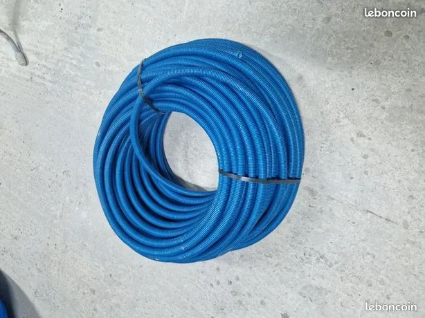 Couronne PE 16 pré-gainé bleu 100 M