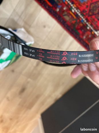 Courroie poly 5PJE 1255 SIEMENS BOSCH