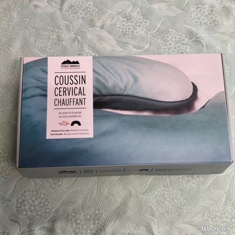 Coussin cervical chauffant