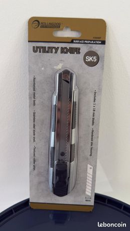 Couteau à lame cassable Rollingdog Utility Knife SK5 – Neuf