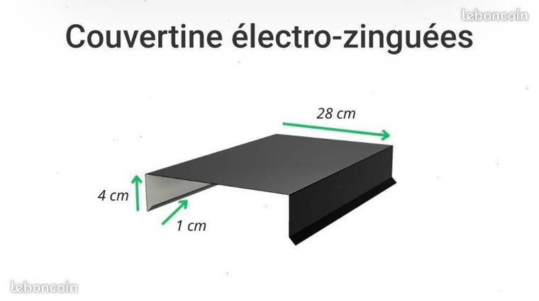 Couvertine pas chère