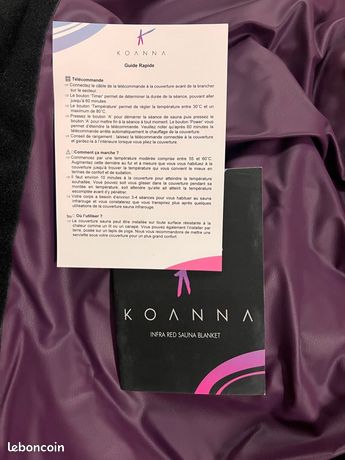Couverture sauna infrarouge Koanna