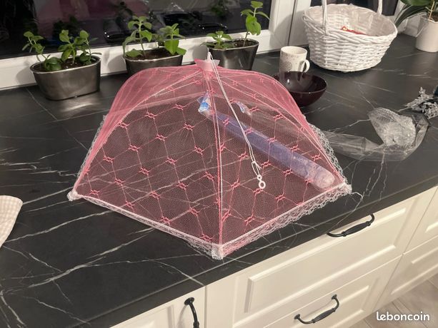 Couvertures alimentaires en maille de style parapluie portable anti-mouche moustique tente pique-nique outils de cuisine