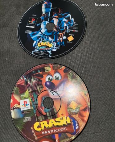 Crash bandicoot + crash bandicoot warped playstation 1