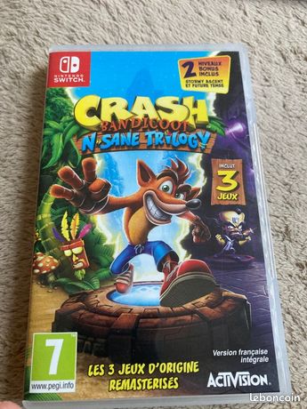 Crash bandicoot nsane trilogy Nintendo switch