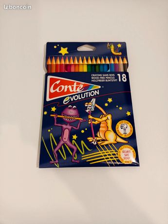 Crayons de couleur Evolution Conté