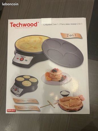 Crêpière Techwood 2 en 1
