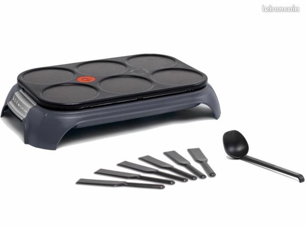 Crêpière Tefal CrepParty PY558BF0 6 crêpes rangement intégré